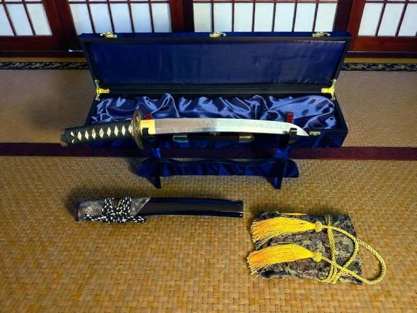 Yamamoto-Tenshi no Yaiba Tanto mit 18-mal gefalteter TAMAHAGANE Klinge